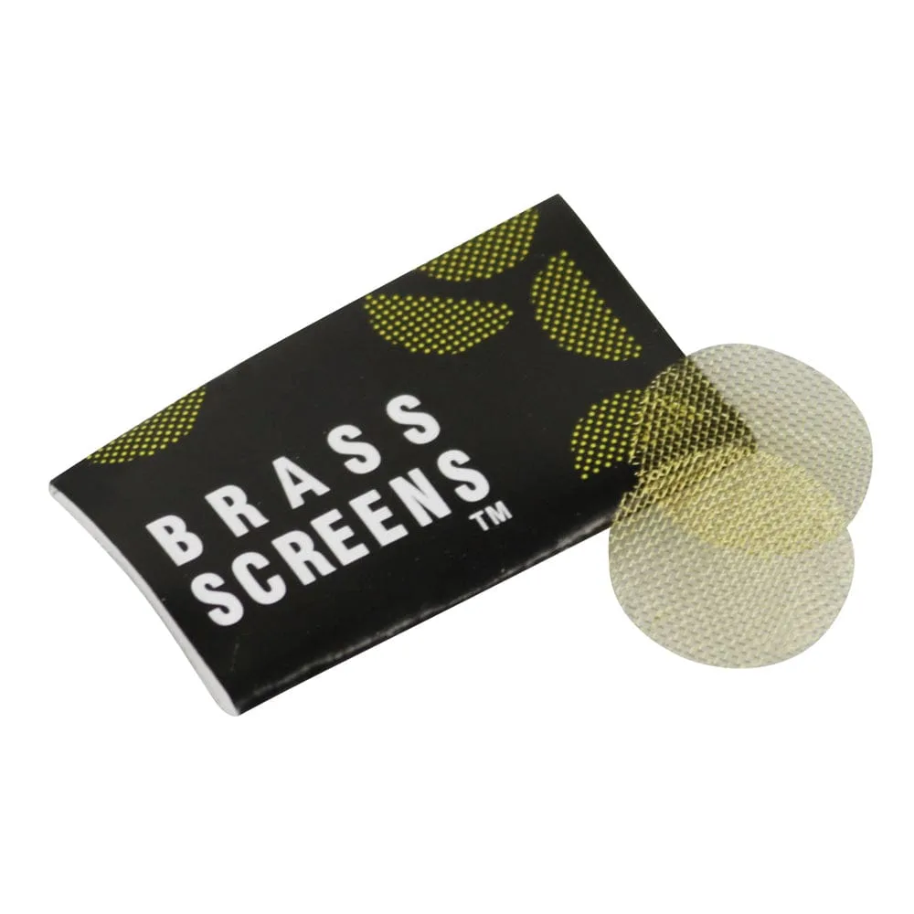GC 100CT DISPLAY - Gold/Brass Screen Filters - 5pc / 1/2"