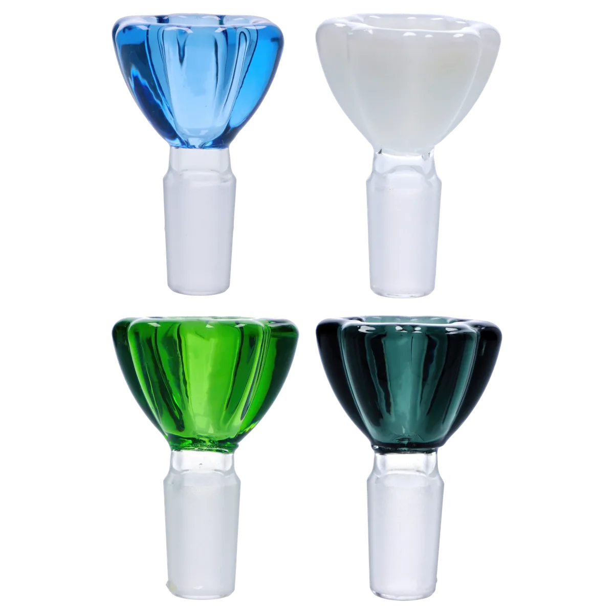 14mm Glass Flower Herb Bowl
