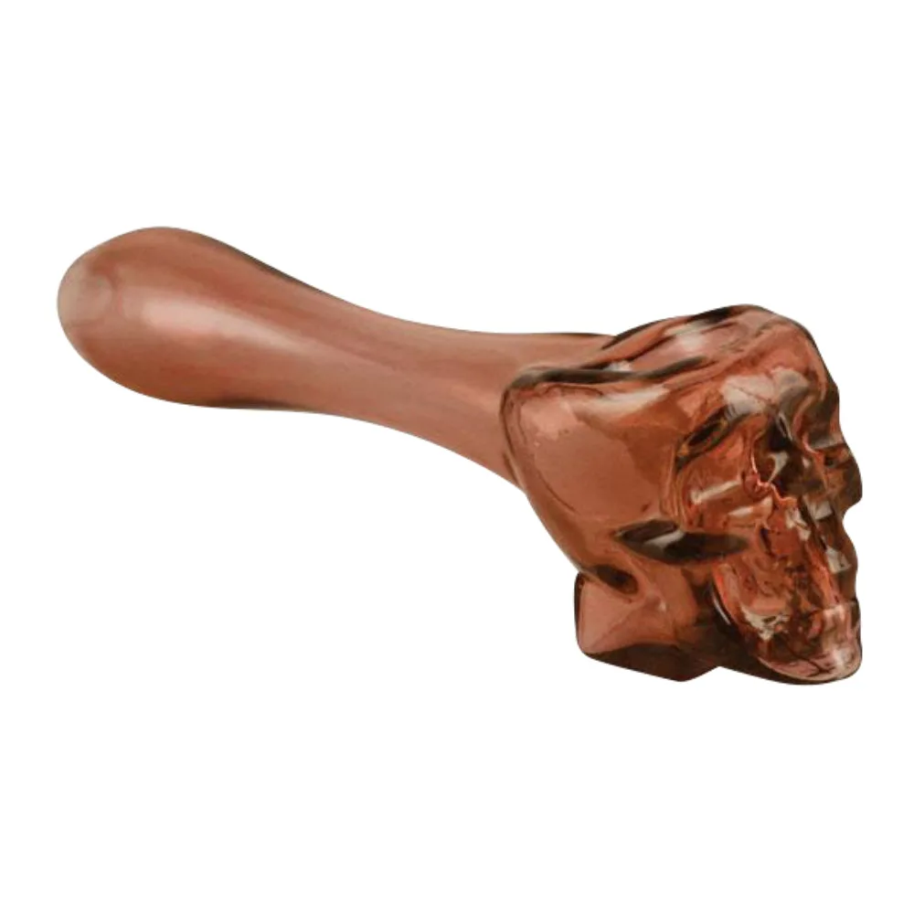 4 Inch Skull Glass Pipe