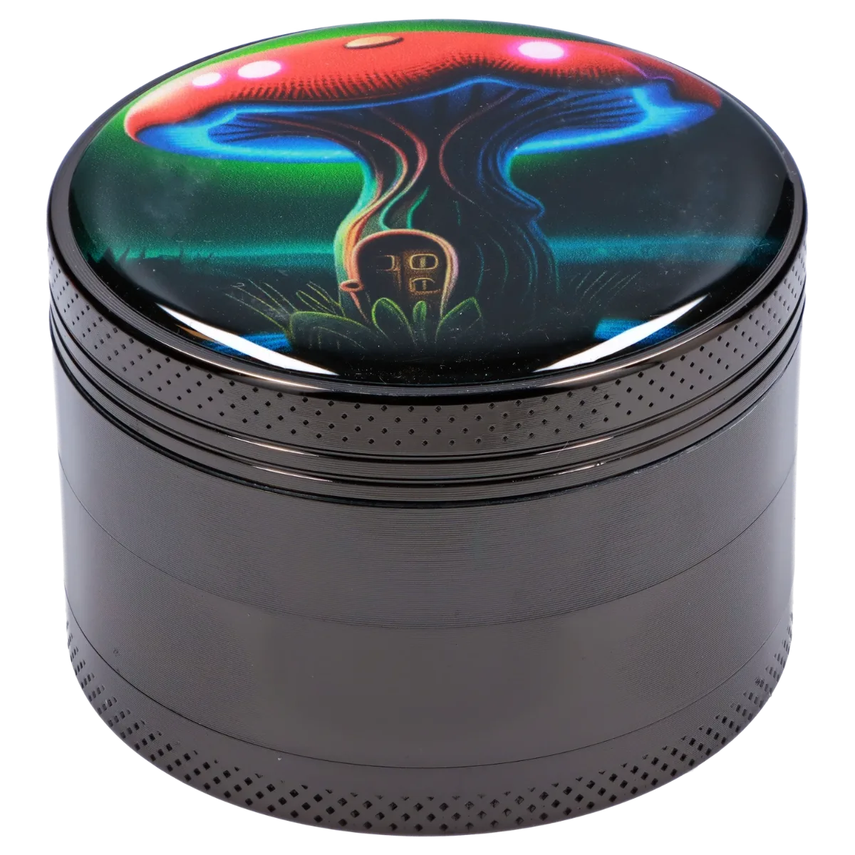 63mm Chrome w/ Mushroom House Grinder