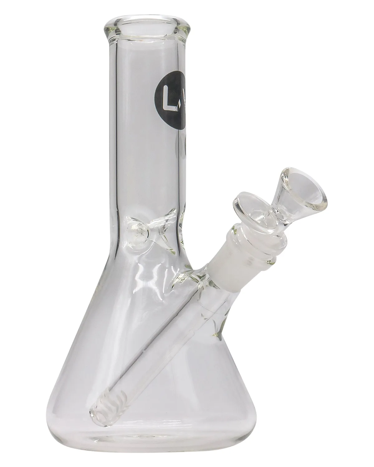 LA Pipes 8" Thick Glass Beaker Bong