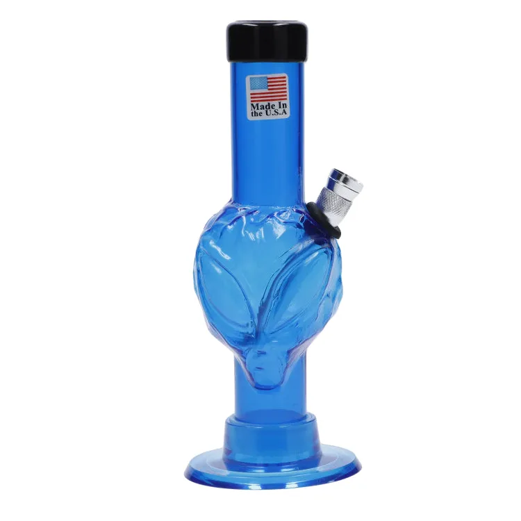 Acrylic Straight Alien Base Mini Bong