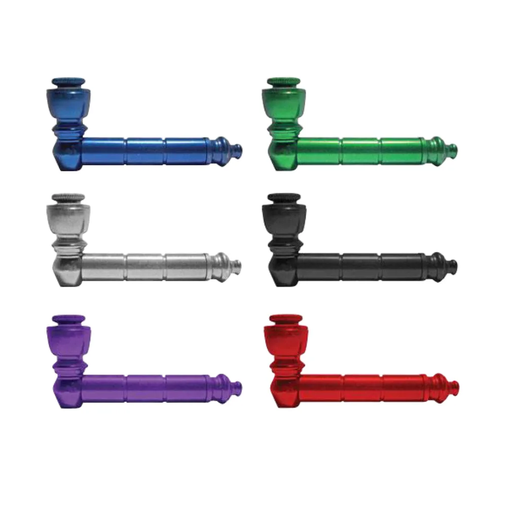 Aluminum Smoking Pipe with Lid