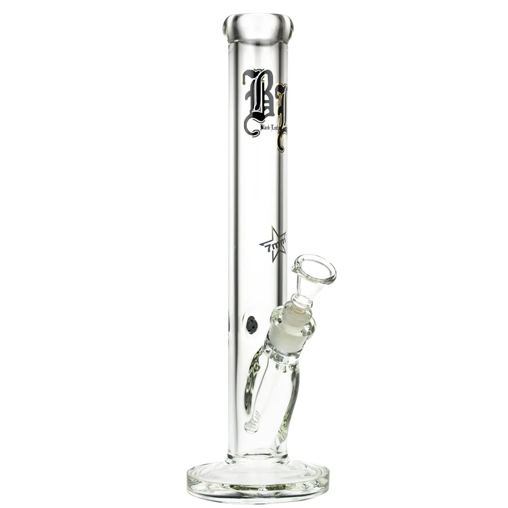 Black Leaf 7mm Straight Bong | 40 cm