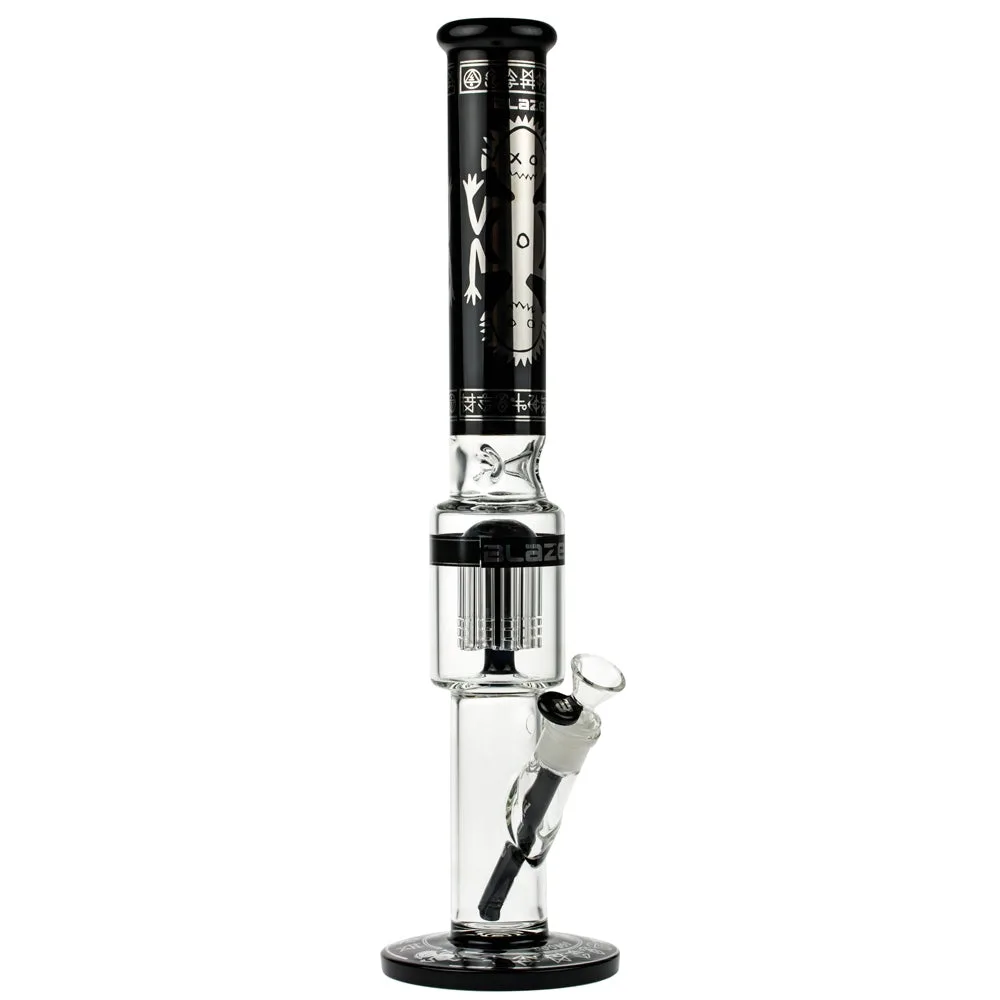 Blaze Glass Voodoo Tree Perc Ice Bong
