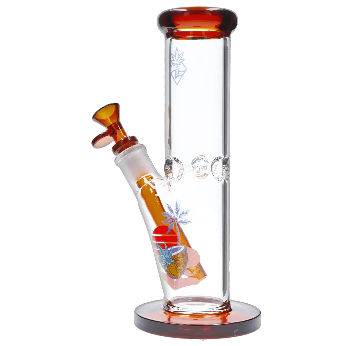 Cabana Cannabis Co. Coconut Water Pipe Amber - 10in