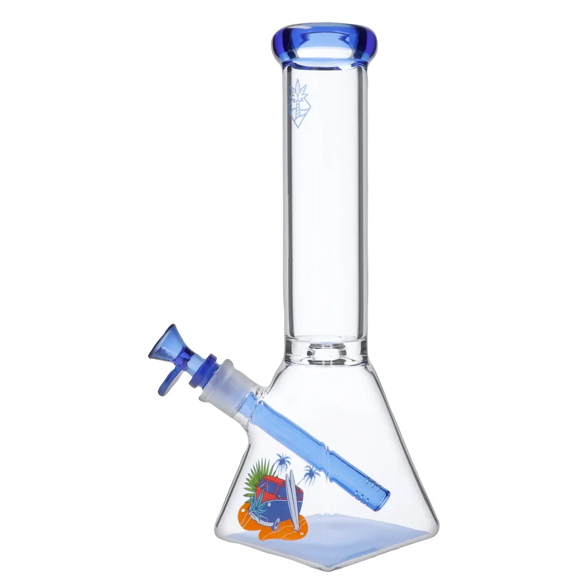 Cabana Cannabis Co. Van Water Pipe Blue - 12in