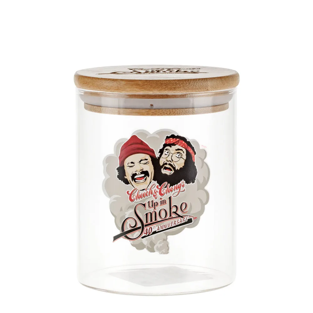 Cheech and Chong Glass Stash Jar | 40th Anniversary