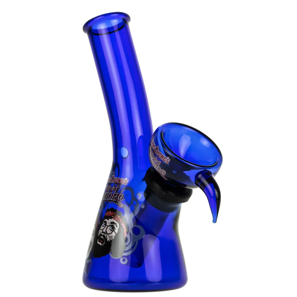 Cheech and Chong Mini Glass Beaker Bong