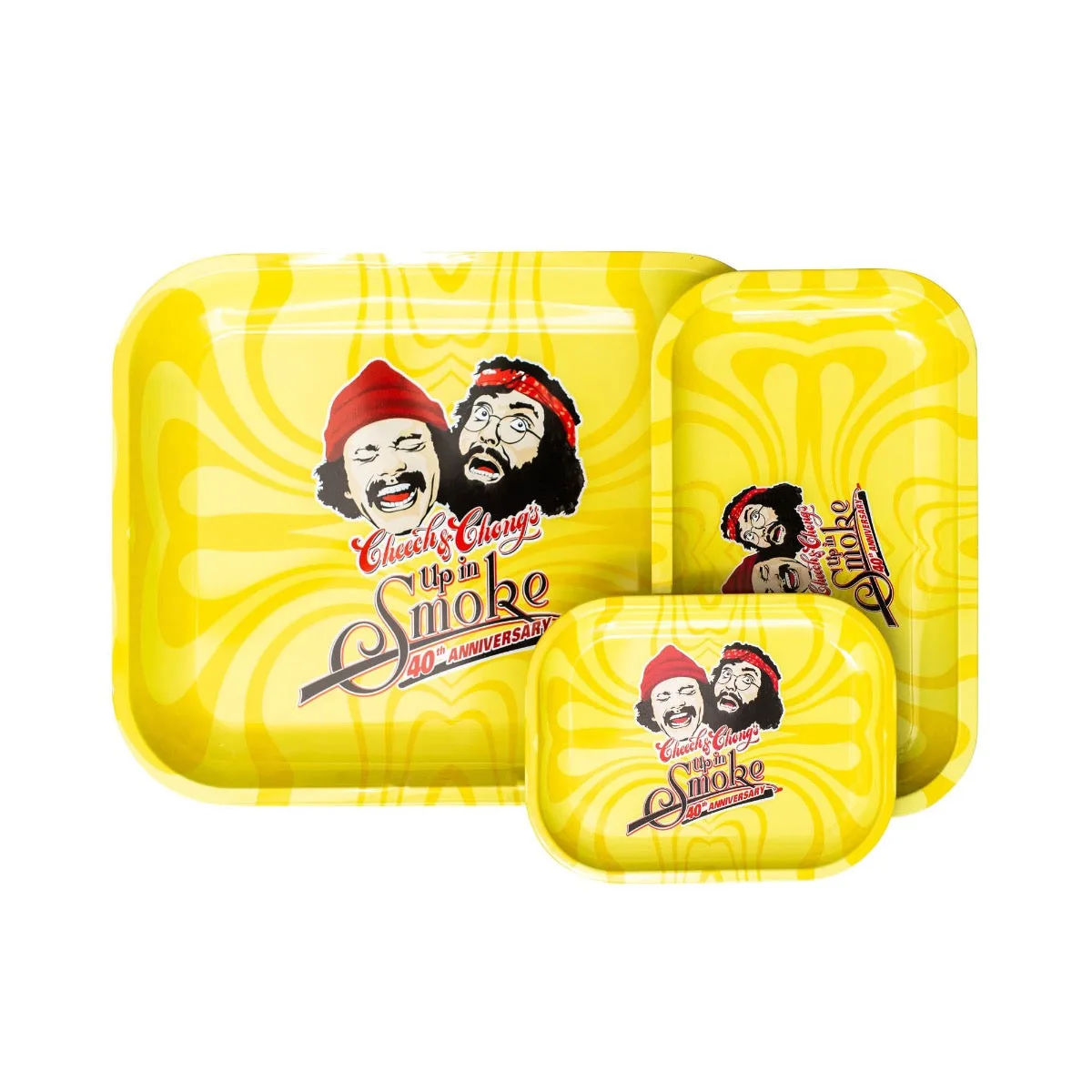 Cheech & Chong’s 40th Anniversary Aluminum Tray | Yellow