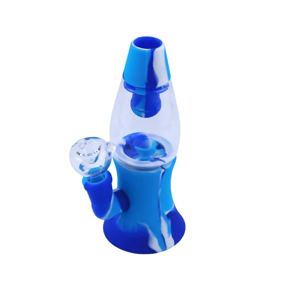 Cloud 8 Lava Lamp Silicone & Glass Bong