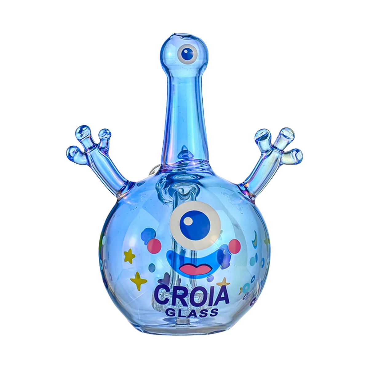 Croia Glass Cyclops Monster Mini Dab Rig with Showerhead Perc | Croia Glass