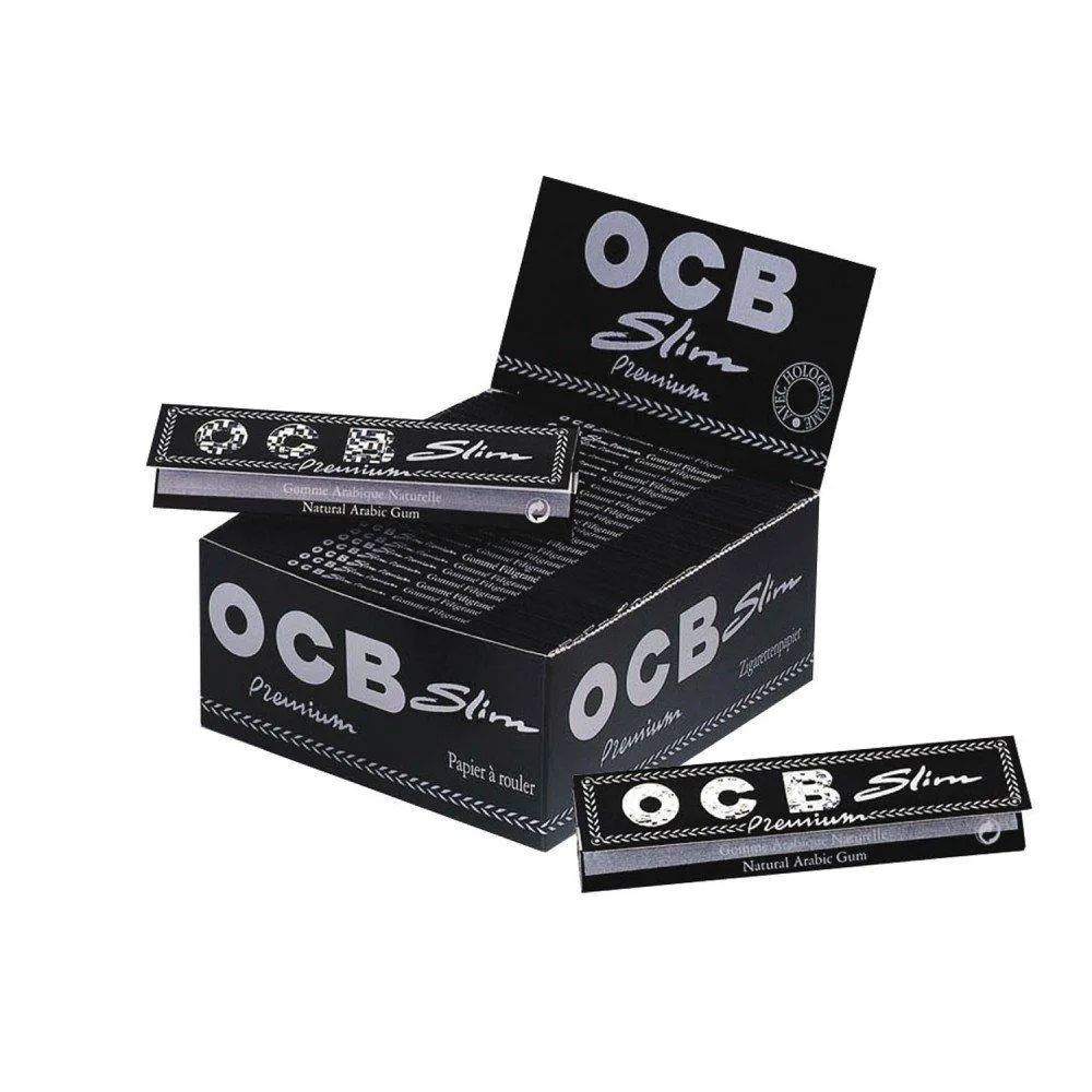 DEV || OCB Premium Black Rolling Papers - King Size Slim