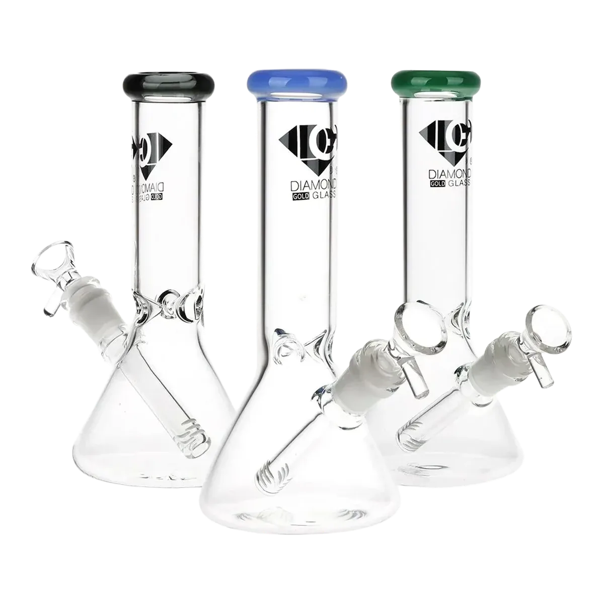 Diamond Glass 8 Classic Beaker Bong