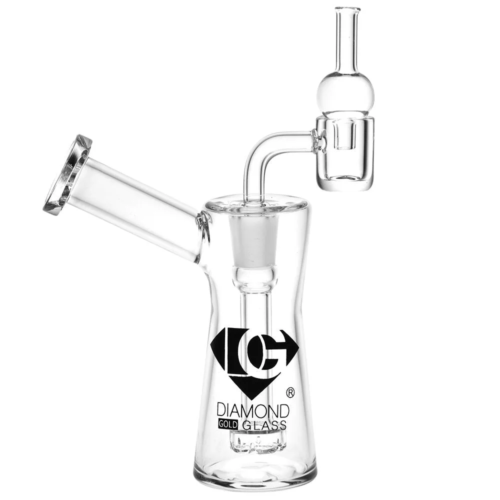 Diamond Glass | Rong Mini Dab Rig - 5.25" / 14mm F