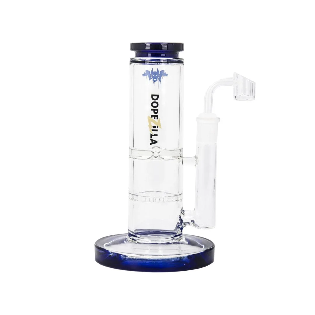 Dopezilla Cerberus Straight HoneyComb Dab Rig | 8 Inch