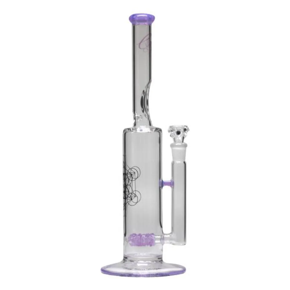 Envy Glass Stemline Bong with Pop Rocks Perc | 16 Inch