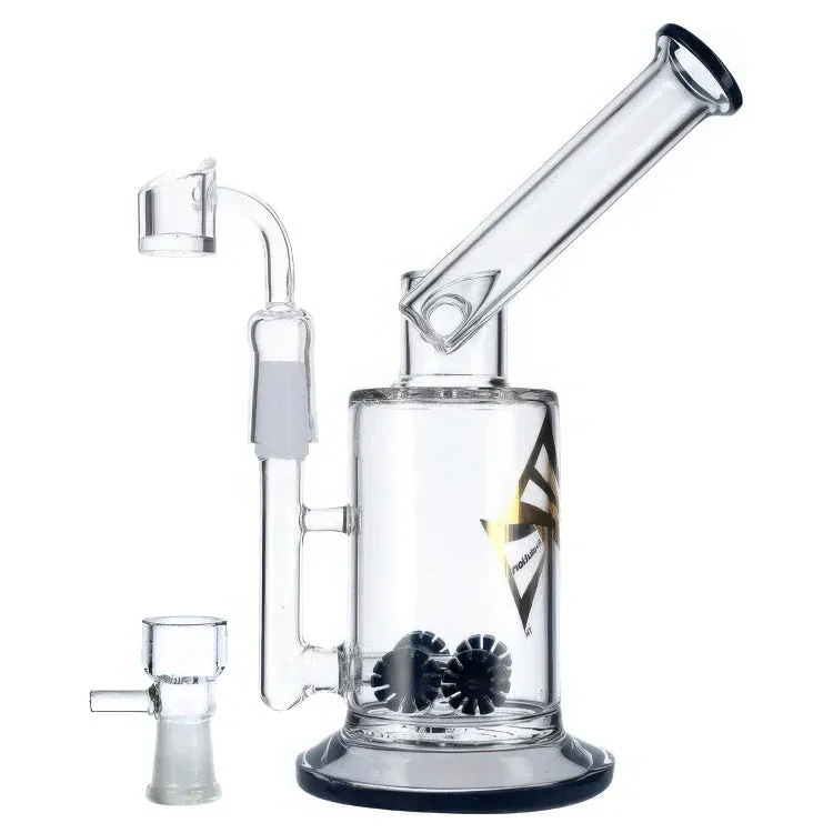 Evolution Discovery Dab Rig with 4-way Showerhead Perc | 9 Inch | Mixed