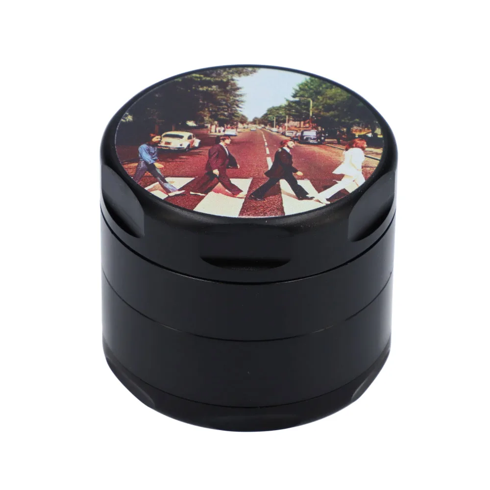 Famous Design 4-Part Magnetic Aluminum Fab4 Abbey Road Grinder