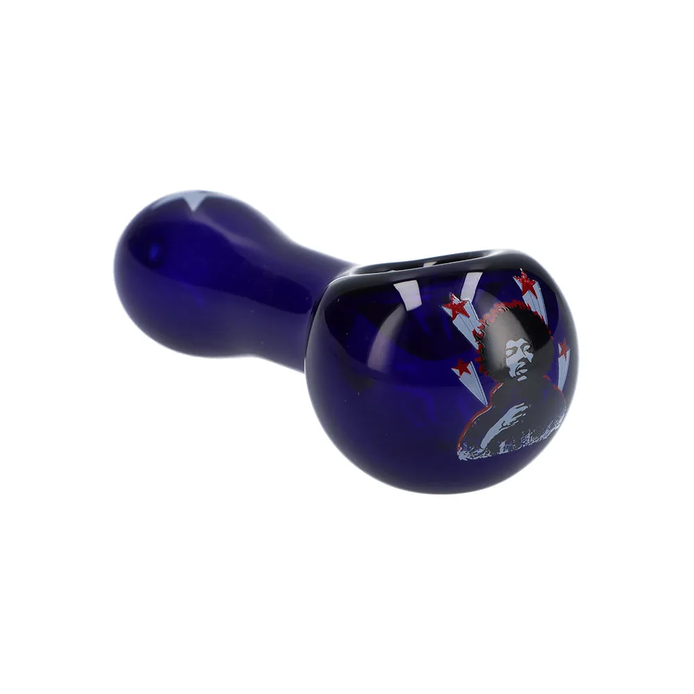 Famous Design Jimi Star Glass Spoon Pipe | 4 Inch