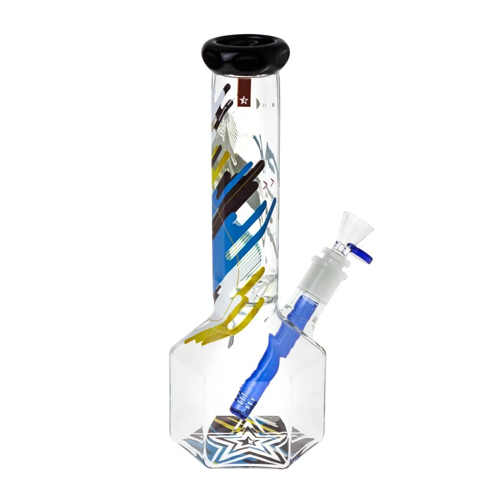 Famous Design Hexagon Bong | 12 Inch