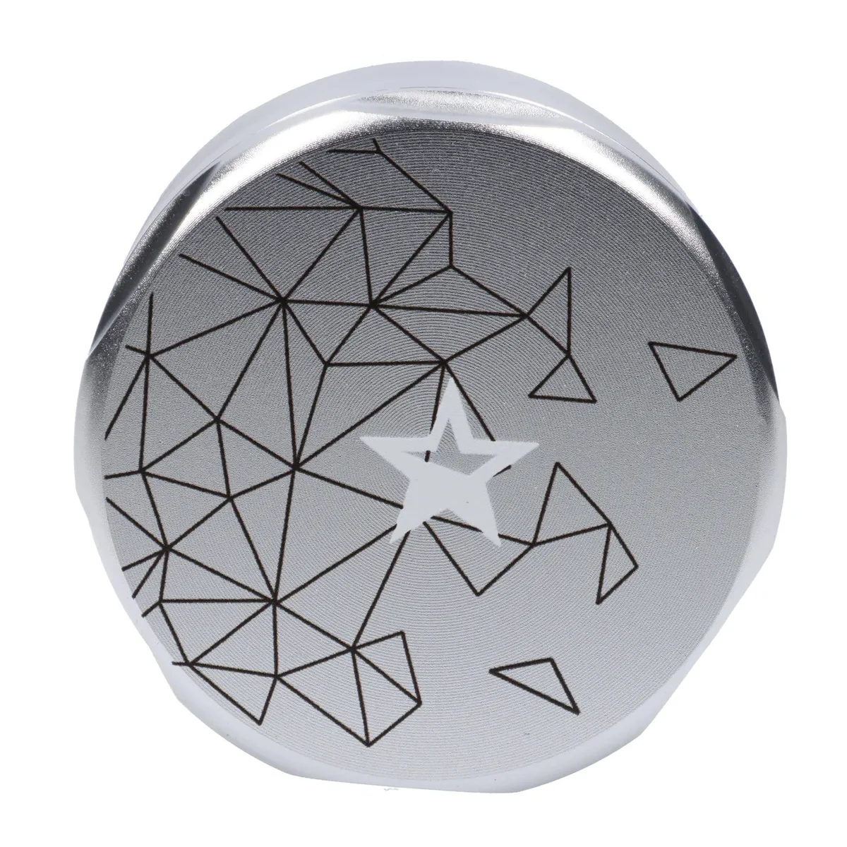 Famous Design-Space Aluminum 3 Stage Grinder-Silver