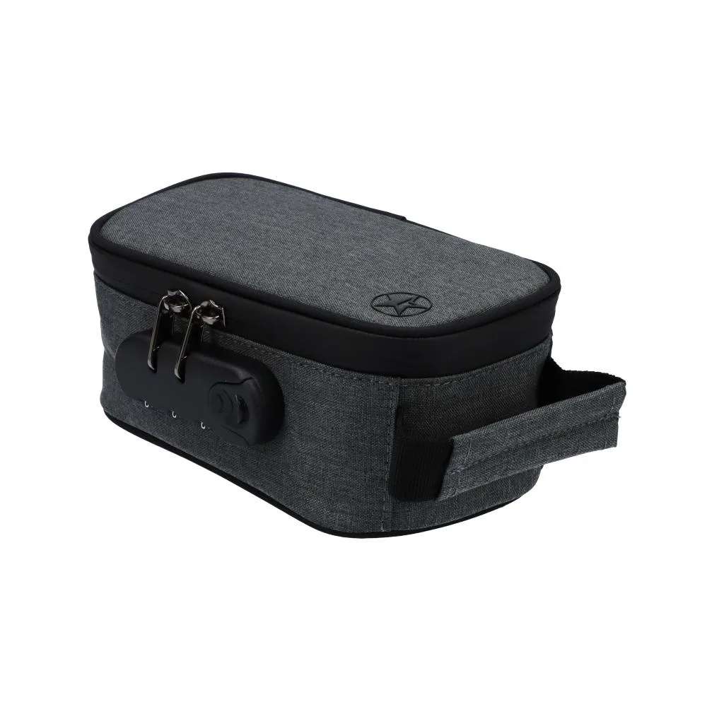 Famous X Smell Proof & Lockable Stash Case | Matte Grey