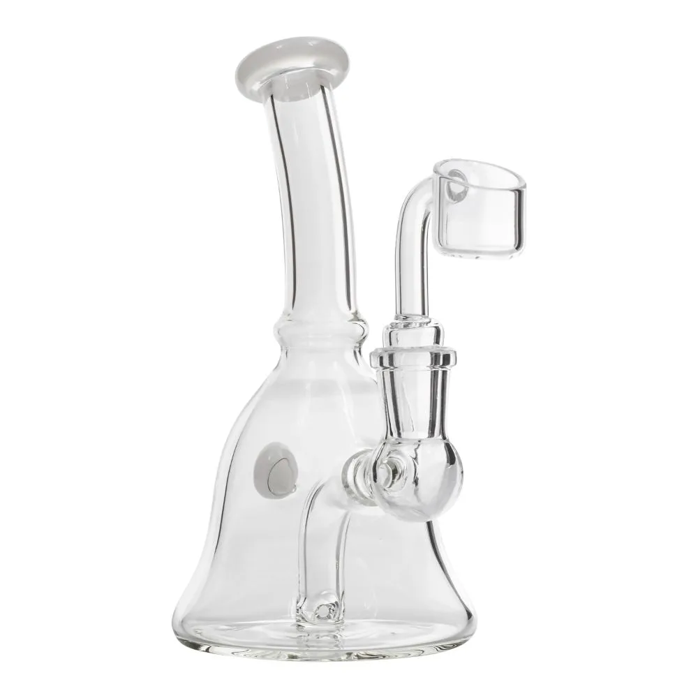 For Whom the Bell Tolls Bell Dab Rig with Colored Marble and Accents