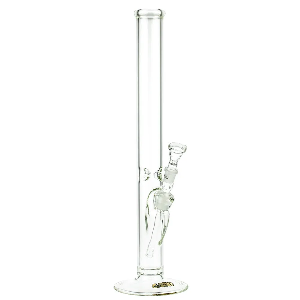 G-Spot Glass Classic Cylinder Ice Bong with Gold Logo
