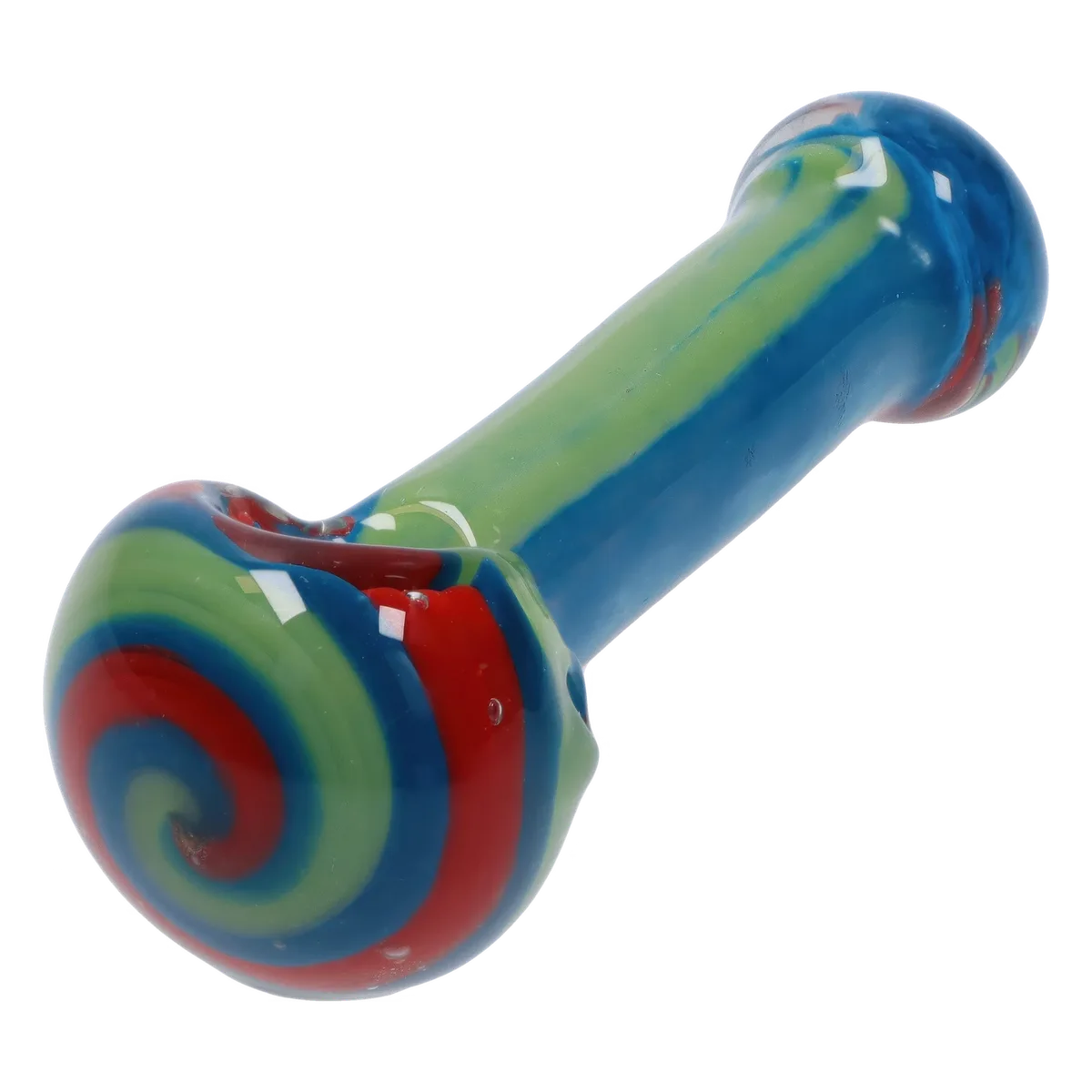 GC 3-inch Glass Multi-Color Dots Hand Pipe