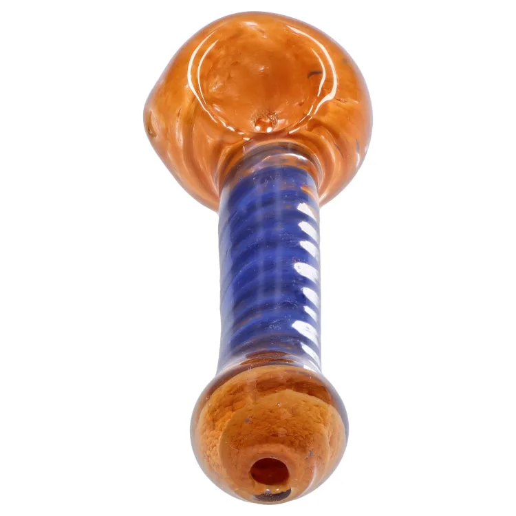 GC Frit Spiral Spoon Pipe - 4.5 in.
