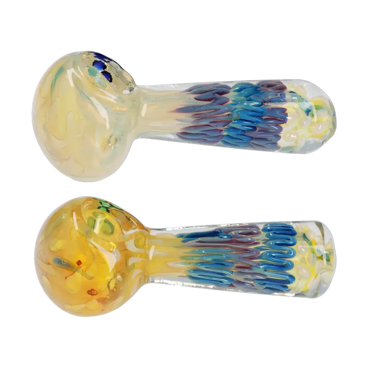 GC Twisting Color Wrap Spoon Pipe - 4in.