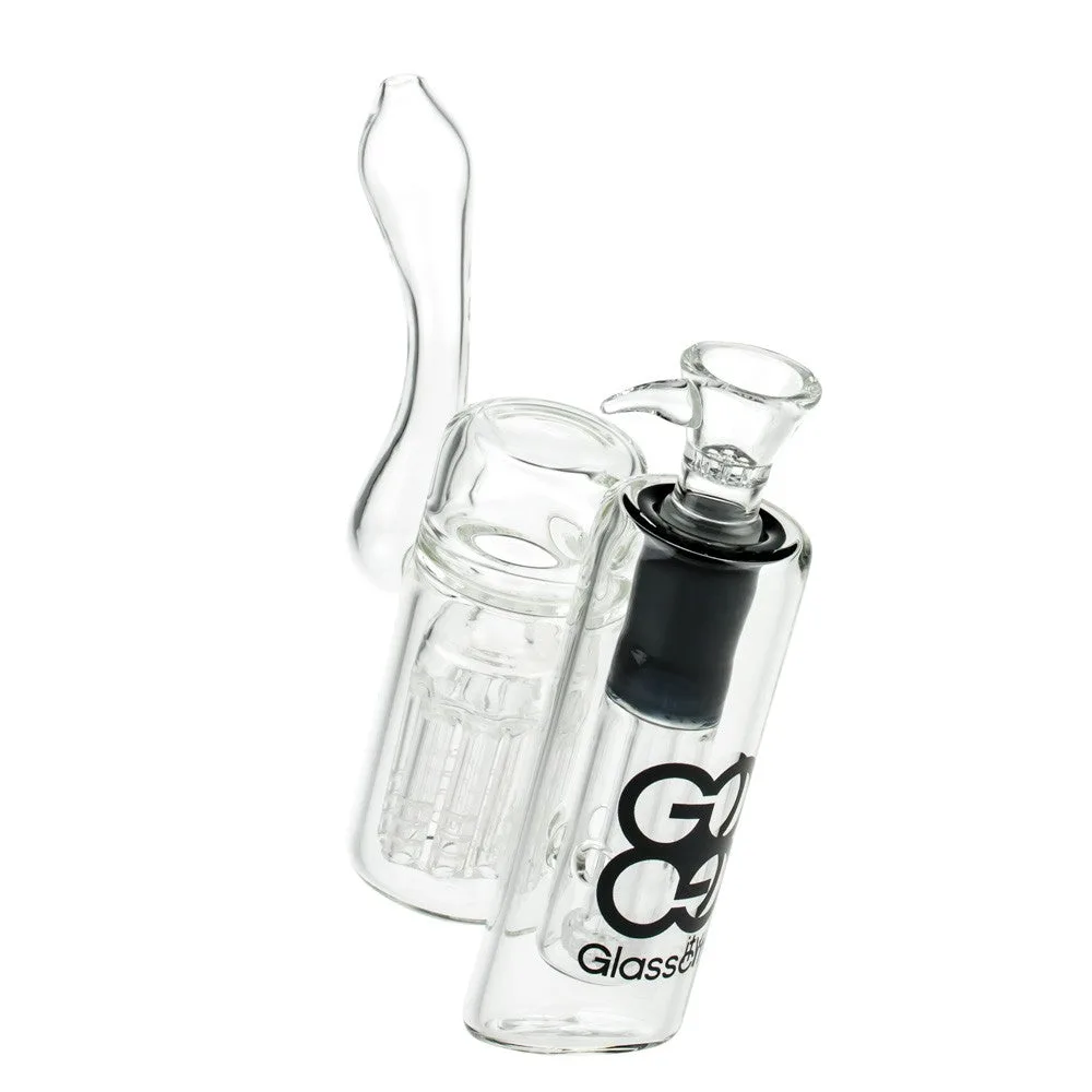Glasscity Double Chamber Bubbler with Showerhead and Tree Perc