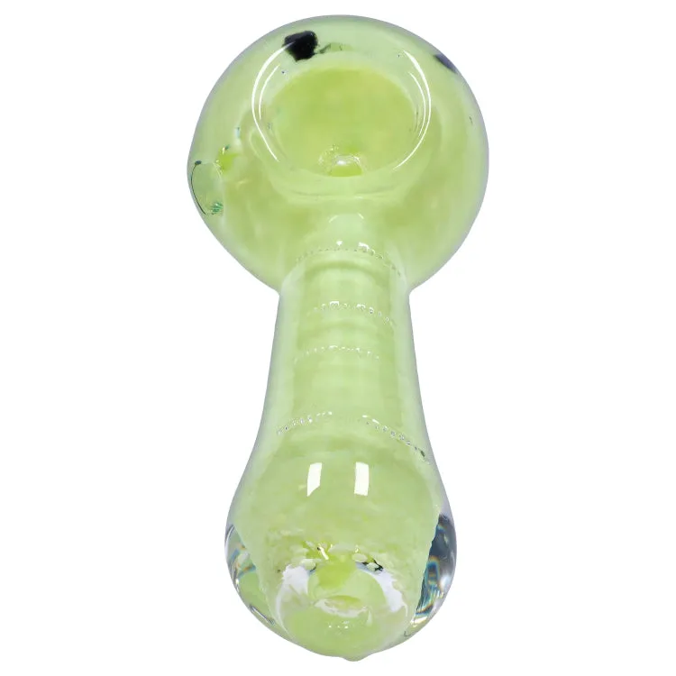 GC Frit Marble Rim Pastel Spoon Pipe - 2.5 in.