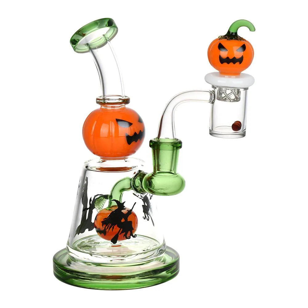 Pulsar Halloween Ball Glass Dab Rig Set