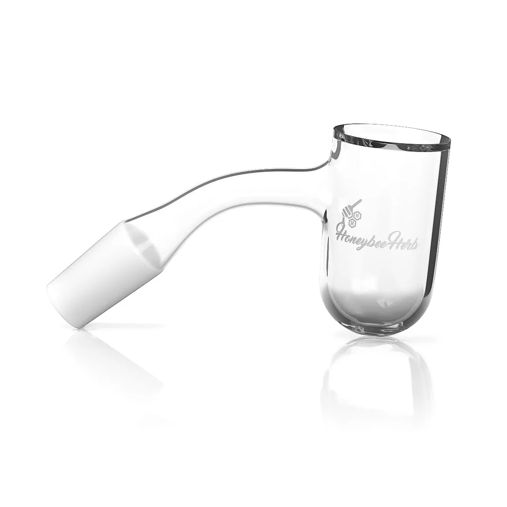 Honeybee Herb HONEY BEVEL DEEP BOWL QUARTZ BANGER - 45° DEGREE | BL