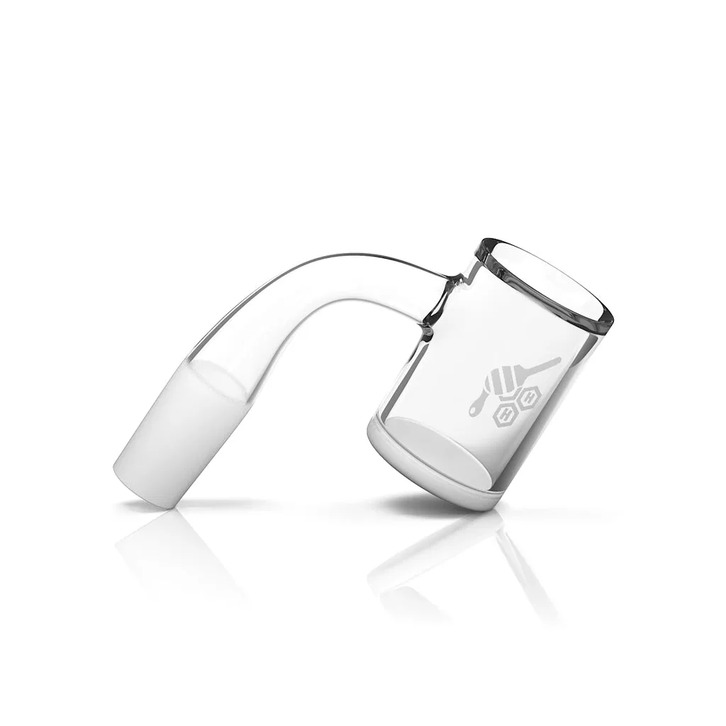 Honeybee Herb HONEY & MILK BEVEL QUARTZ BANGER - 90° DEGREE | YL