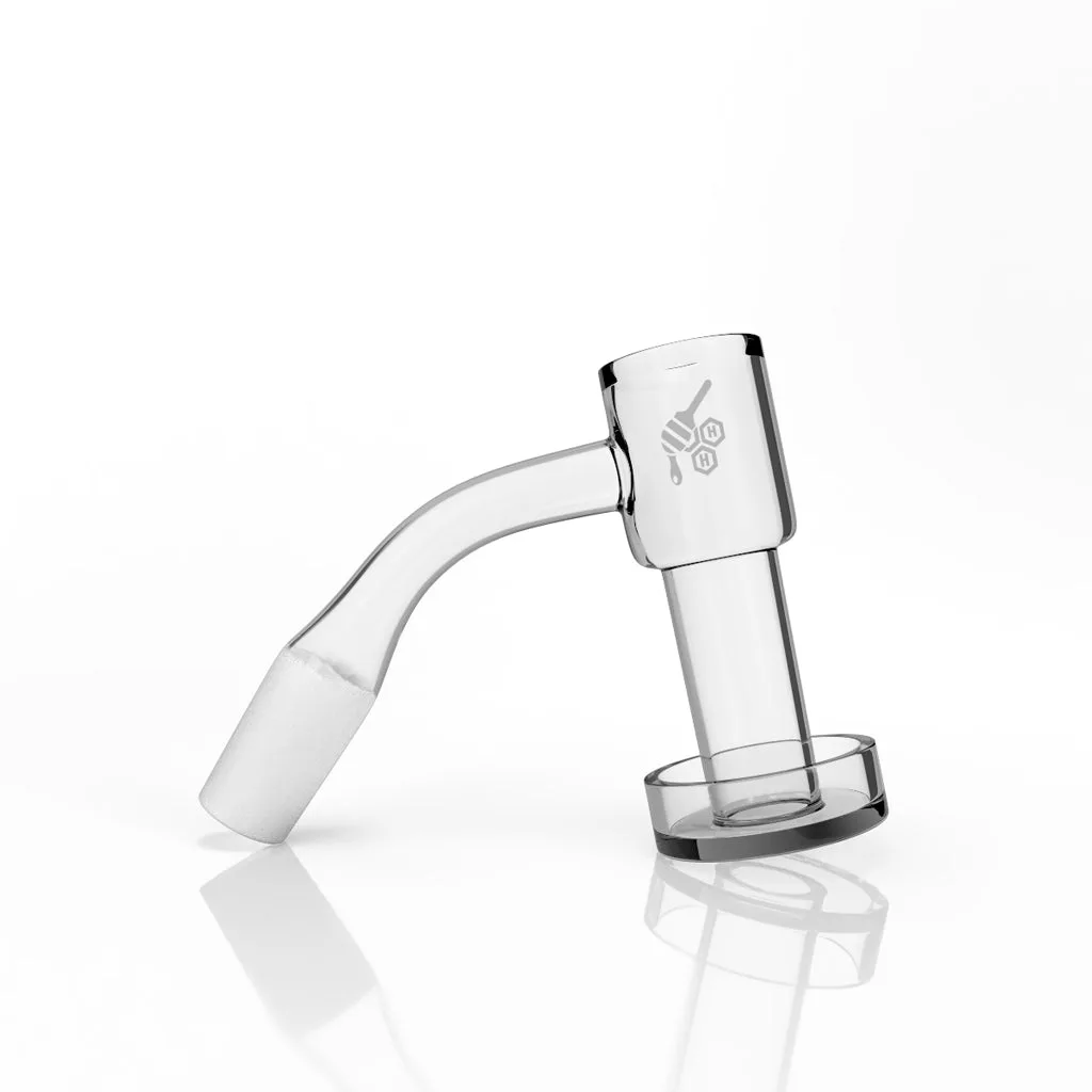 Honeybee Herb HONEYSUCKLE BEVEL QUARTZ BANGER - 45° DEGREE | YL