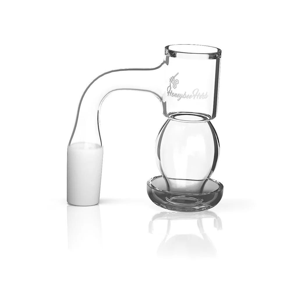 Honeybee Herb HONEYSUCKLE BUBBLE QUARTZ BANGER - 90° DEGREE | BL