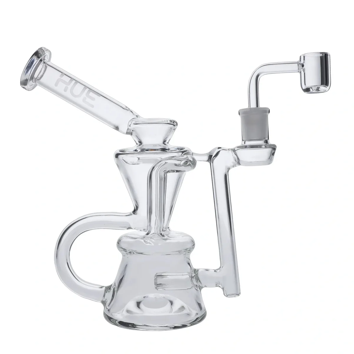Hue - Hourglass Dab Rig Clear - 7.5"