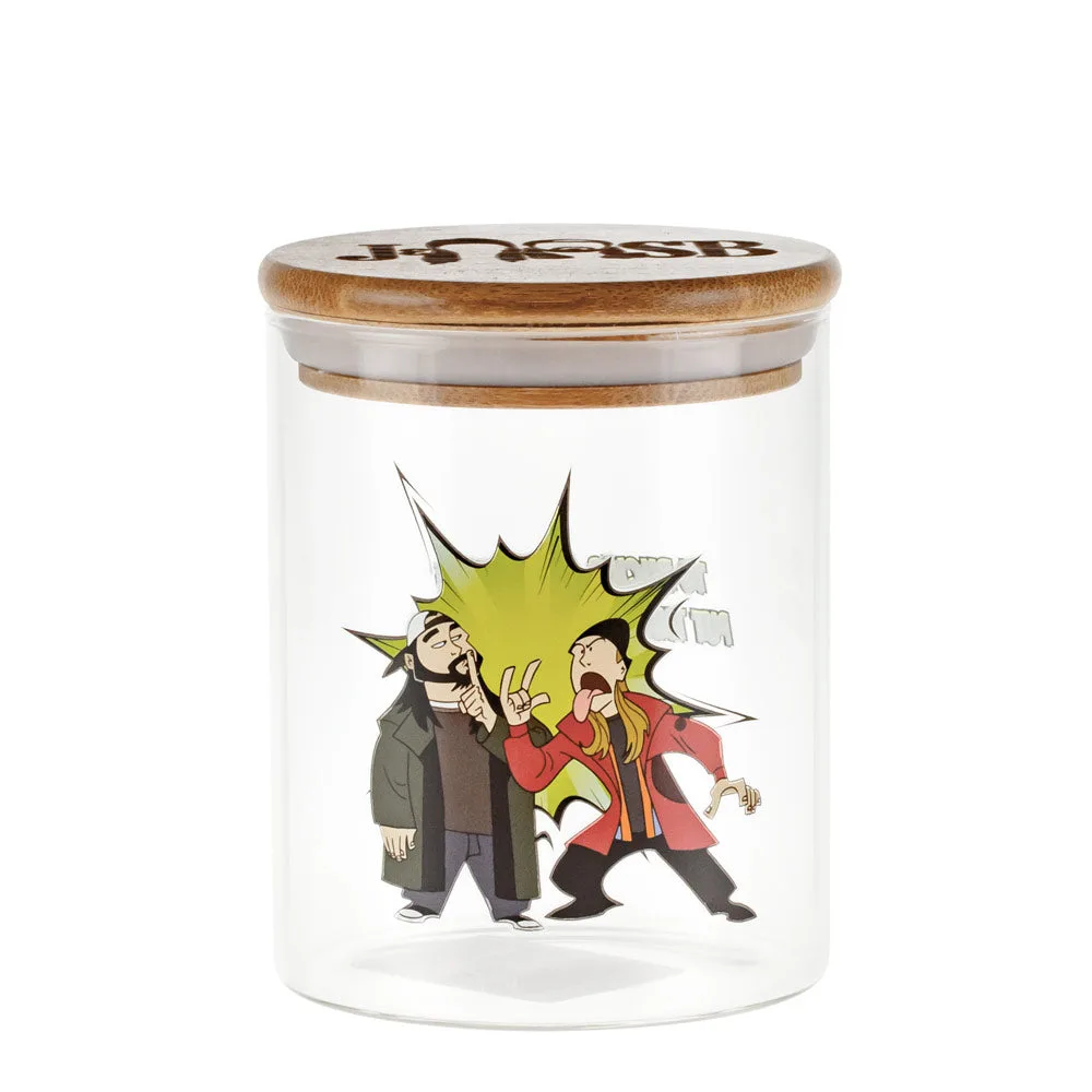 Jay and Silent Bob Glass Stash Jar | Bucks