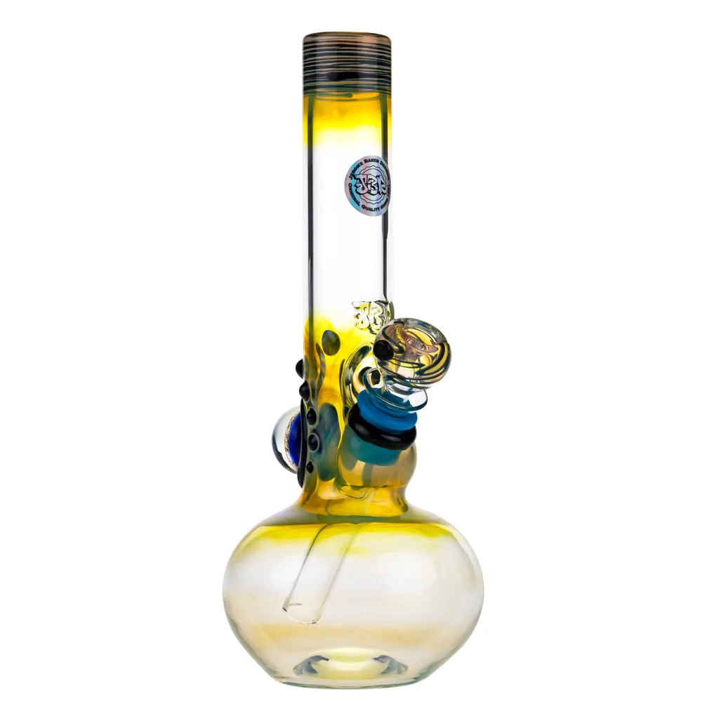 Jerome Baker Designs and GrassCity Dichro Fumed Glass Ice Bong | Green