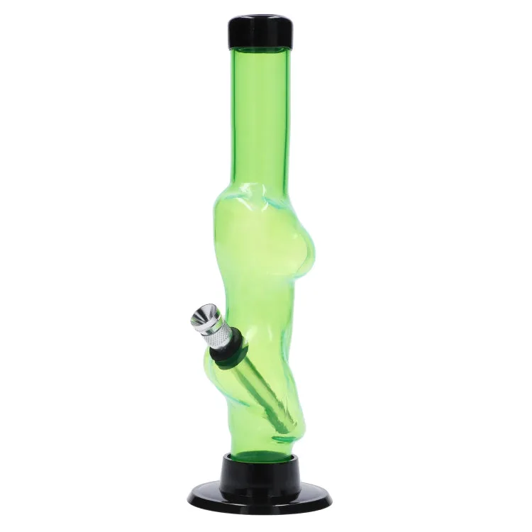 JM Plastics Serving Body Acrylic Bong - 8 in.