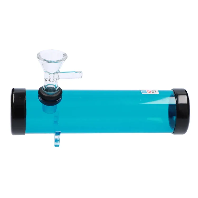 JM Plastics Smokey with Glass Bowl Acrylic Steam Roller