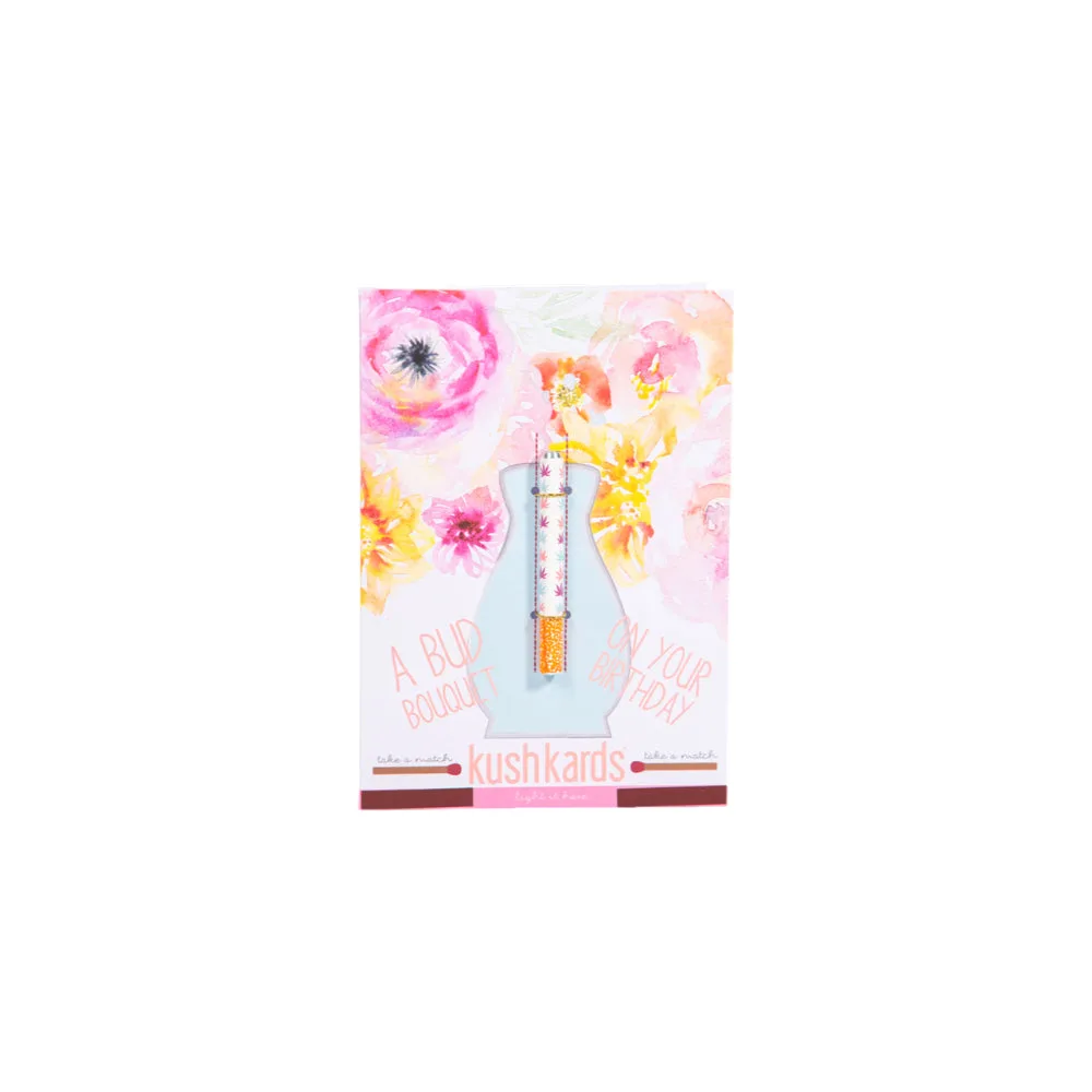 KushKards One Hitter Greeting Cards | Bud Bouquet