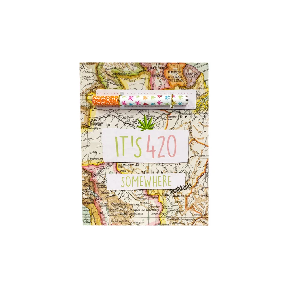 KushKards One Hitter Greeting Cards | Its 420 Somewhere