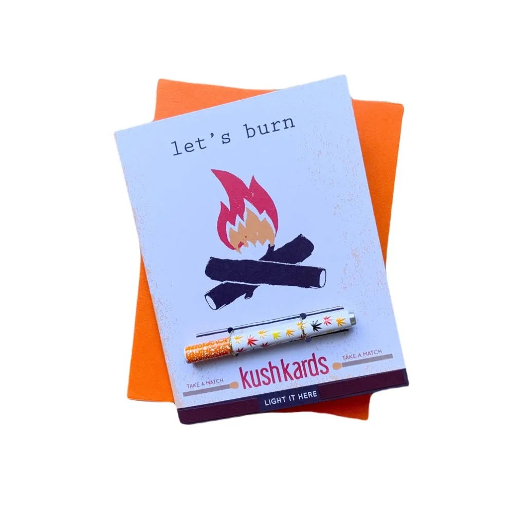 KushKards One Hitter Greeting Cards | Let&amp;amp;#039;s Burn