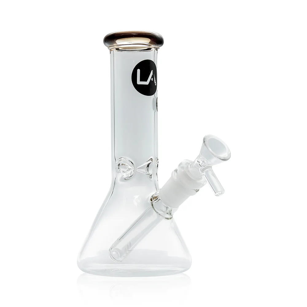 LA Pipes Beaker Base Ice Bong | 8 Inch