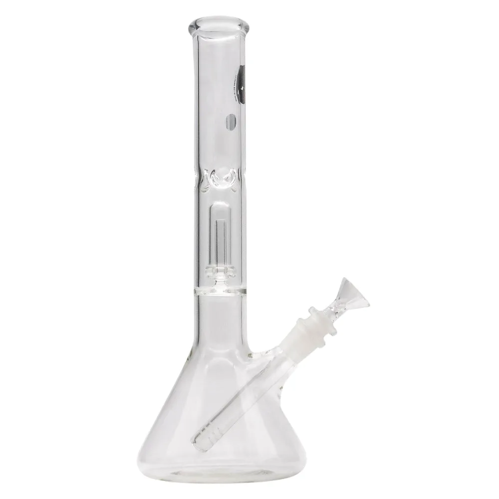LA Pipes Beaker Ice Bong with Showerhead Percolator | 12 Inch