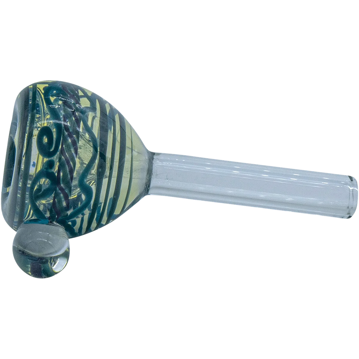 LA Pipes Painted Warrior Pull-Stem Slide Bowl